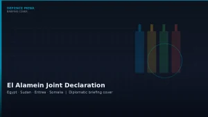 Egypt, Sudan, Eritrea, Somalia El Alamein Summit: Joint Declaration, Not a Defence Pact