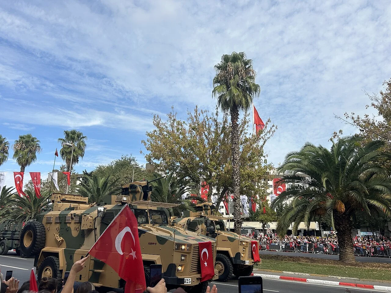 Turkish-Made Amazon Armoured Vehicles Spotted in Haftar-Aligned Libyan Parade