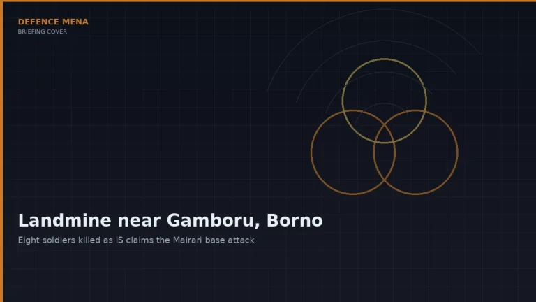 Landmine Kills Eight Nigerian Soldiers Near Gamboru as Islamic State Claims Mairari Base Attack