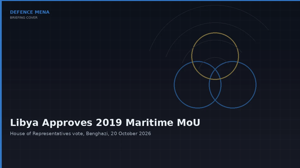Libya’s Eastern Parliament Approves the 2019 Maritime Deal With Türkiye: What the Vote Changes
