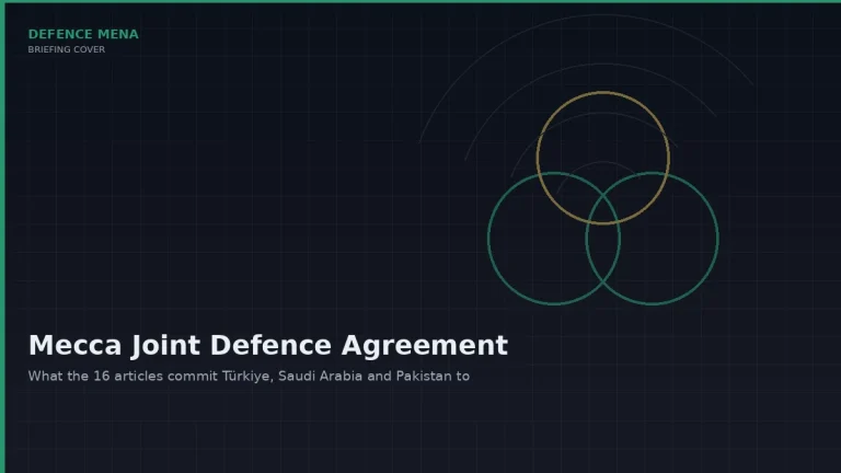 What the Mecca Defence Pact Says: Inside the 16-Article Text Türkiye Sent to Parliament