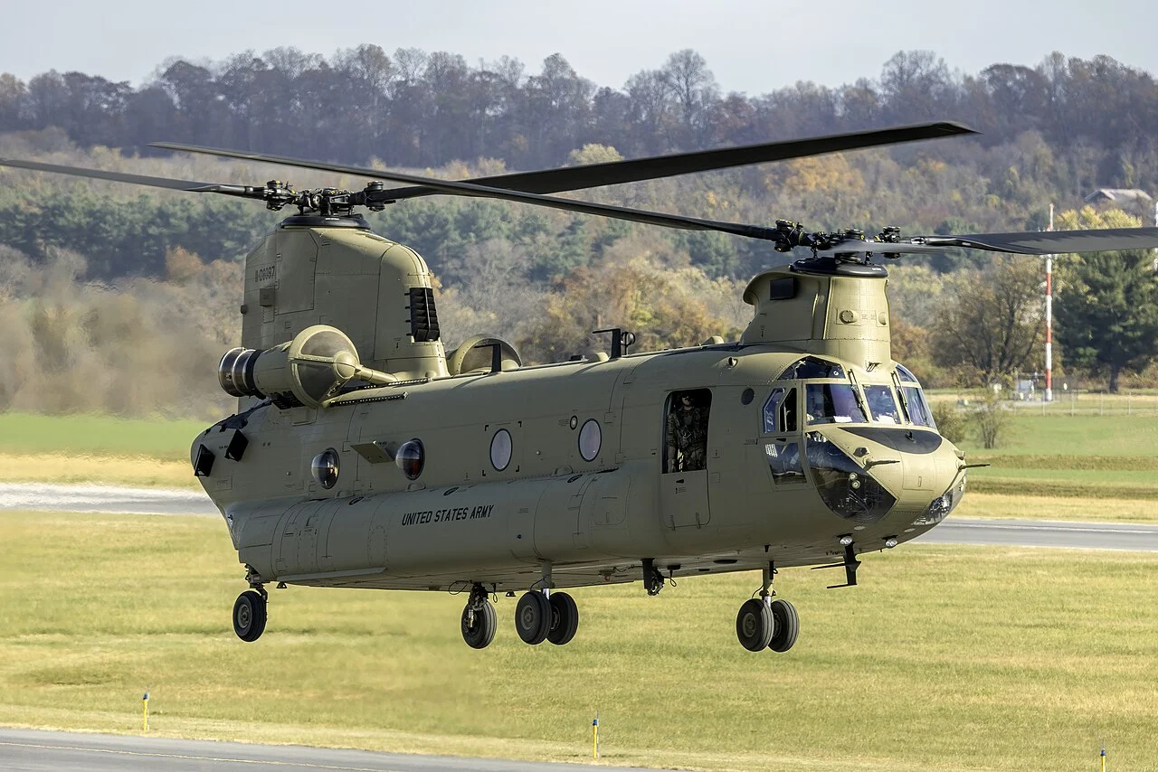 Egypt Receives First Boeing CH-47F Chinook Helicopter