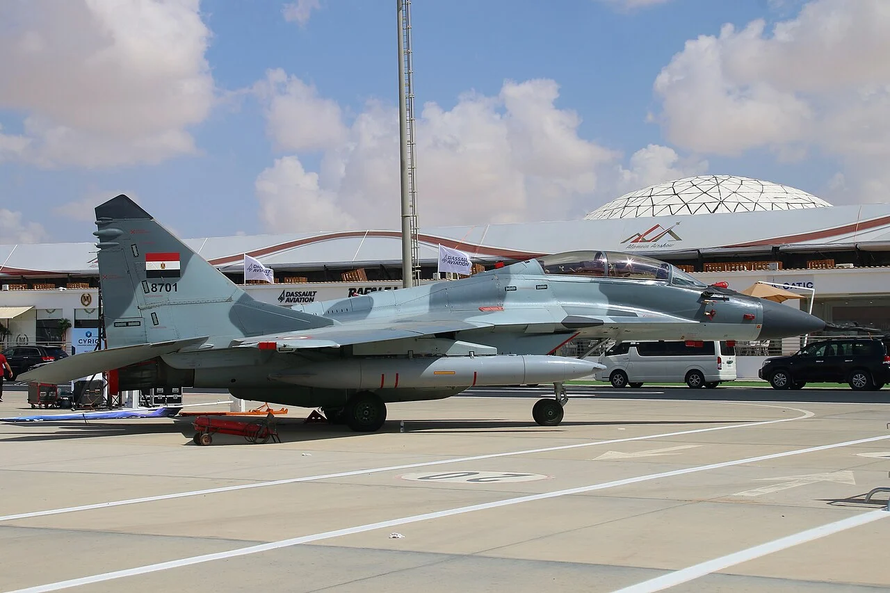 Egyptian Air Force MiG-29M fighter at El Alamein airshow