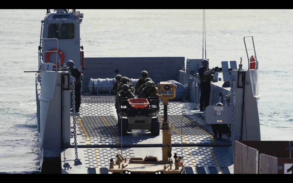 USV on station in the TURNAs-2026 exercise area