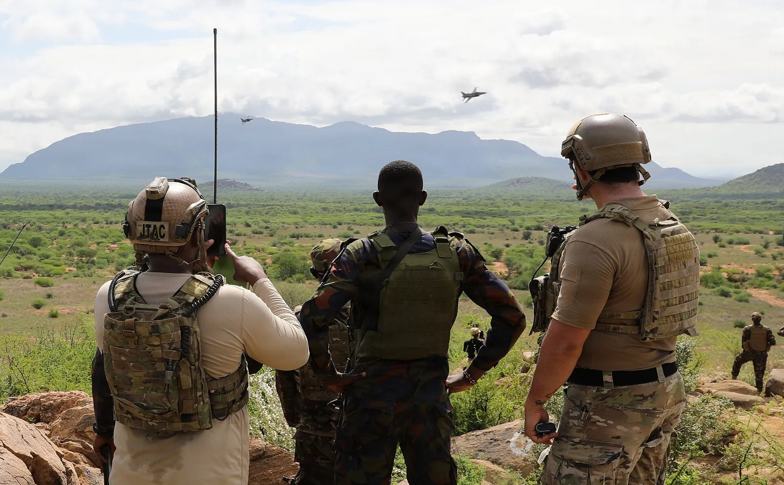 Kenya Air Force F-5 Tiger II during Justified Accord 2026 exercise