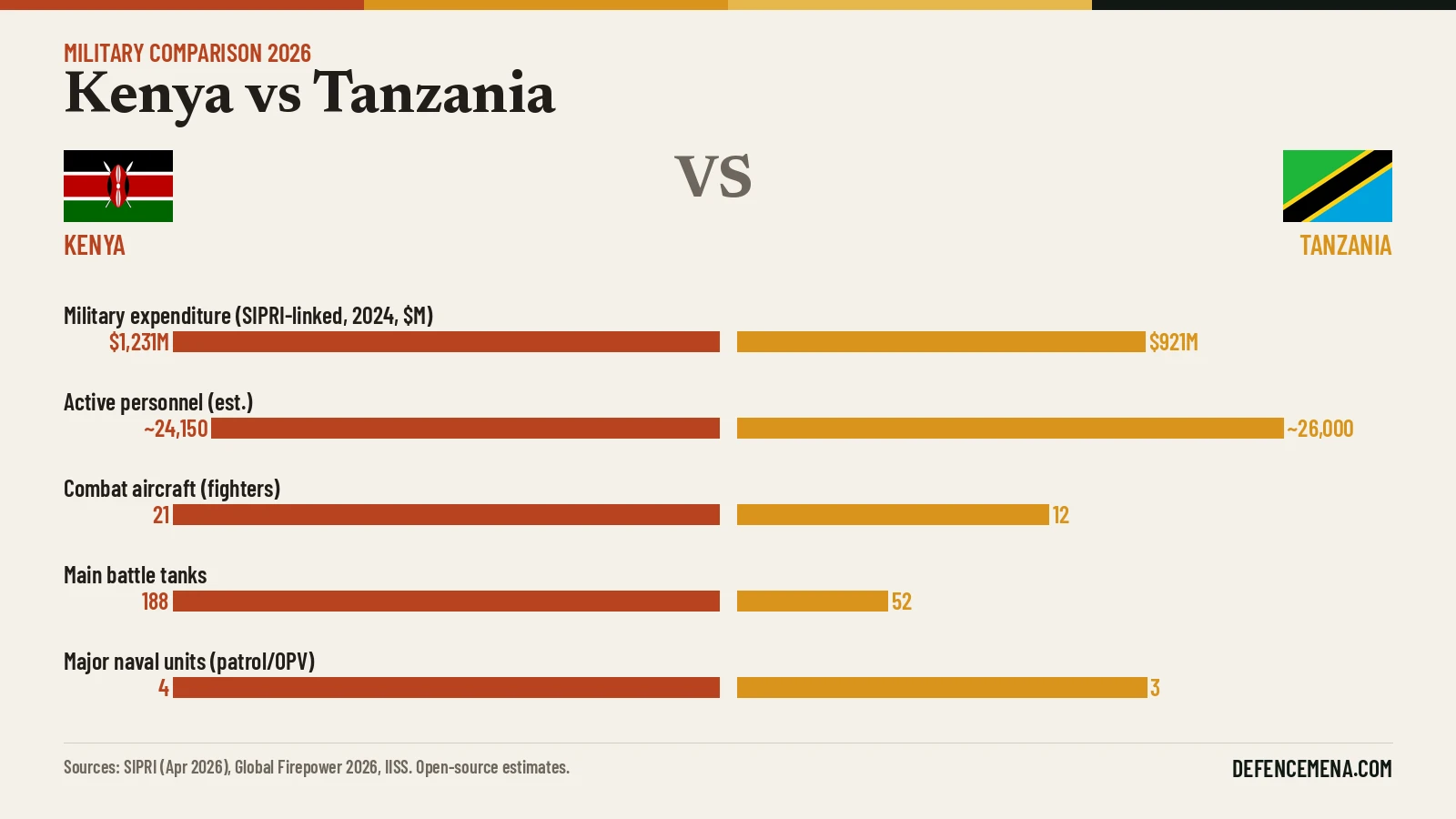 Kenya and Tanzania Are Building Very Different Militaries