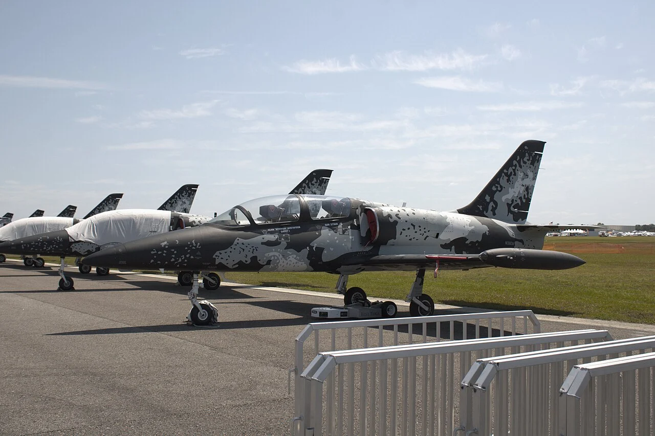 Aero L-39 Albatros, the armed-trainer type operated by Nigeria and Angola