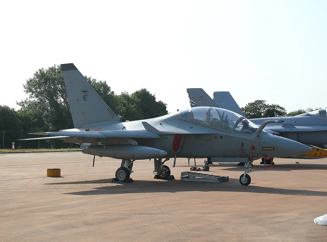 Leonardo M-346 Master jet, the trainer family from which Nigeria's M-346FA fighter-attack variant is derived