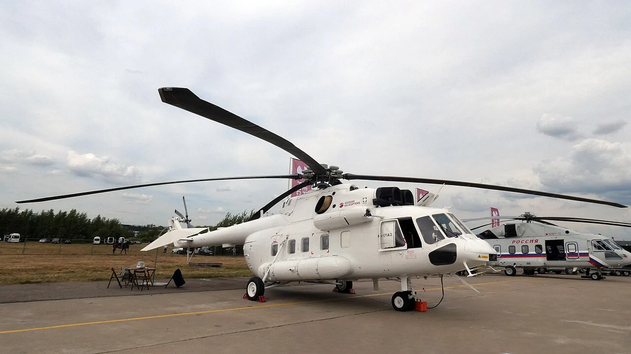 Mil Mi-171A2 helicopter on static display at MAKS airshow