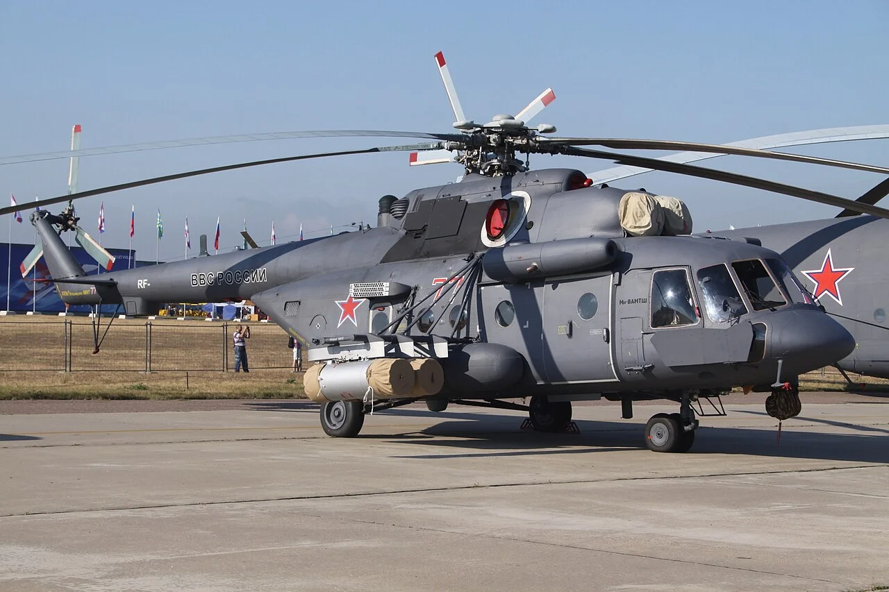 Mil Mi-8AMTSh Terminator helicopter of the Russian Air Force