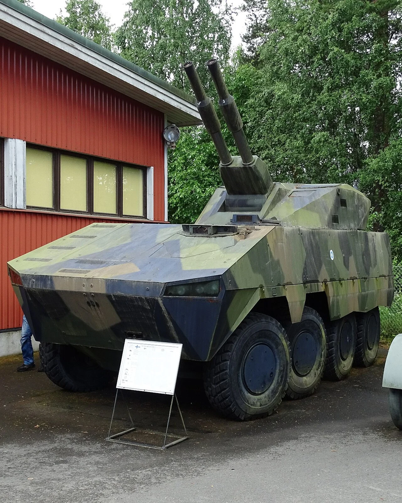 Patria AMV 8x8 armoured vehicle, the Finnish base platform for Denel Land Systems' Badger programme