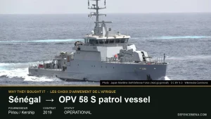 Pourquoi le Sénégal a-t-il acheté les OPV 58 S ?