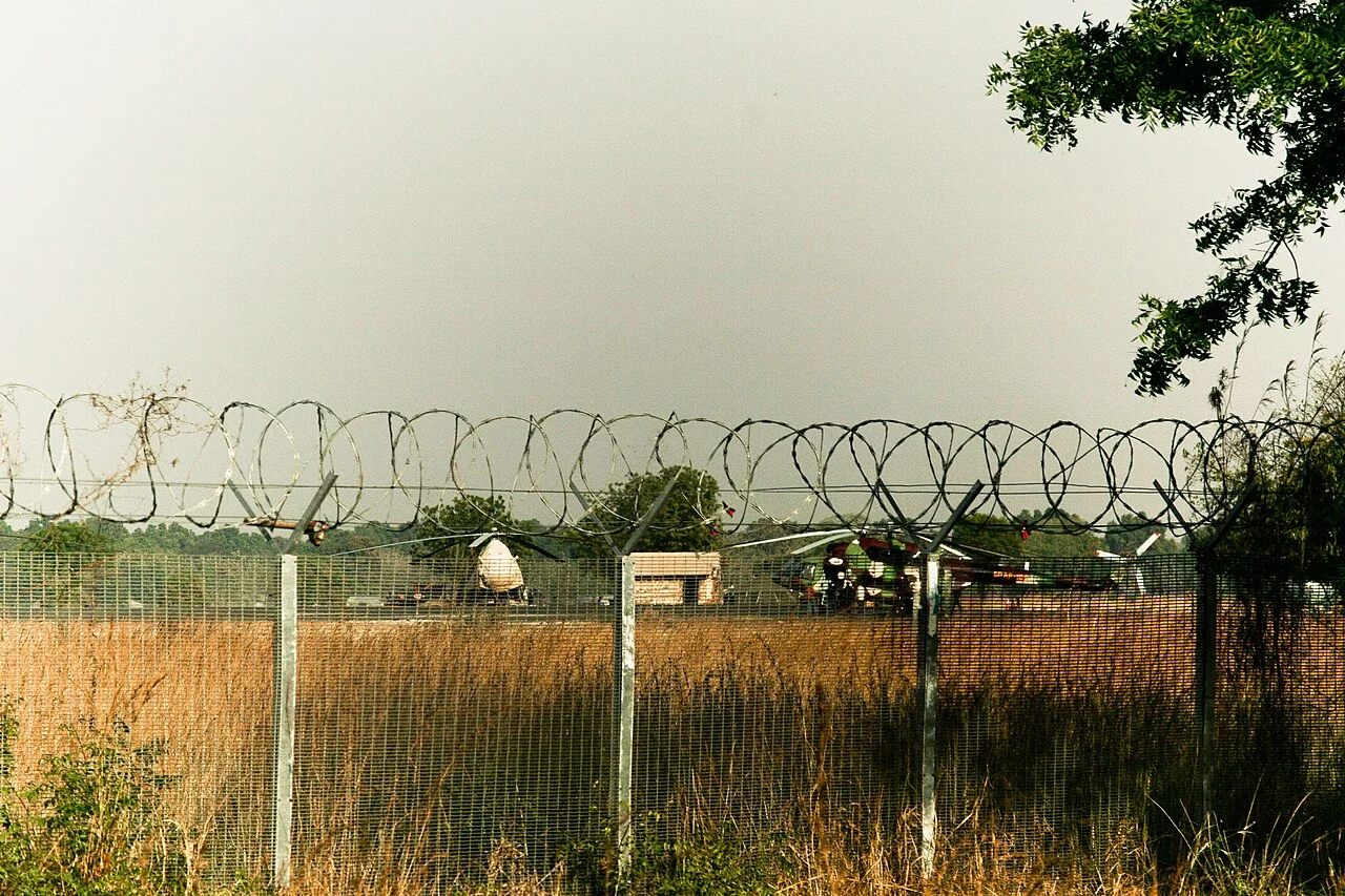 Mi-17 family helicopters of the Sudan People's Liberation Army air wing at Juba Airport