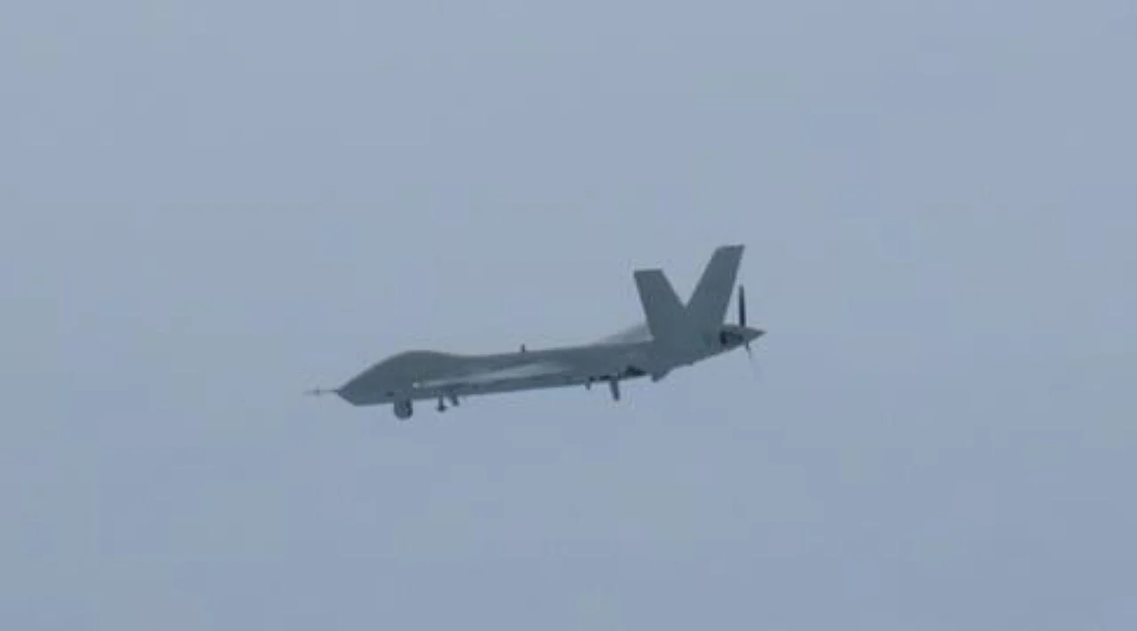 Drone chinois Wing Loong II (désignation chinoise GJ-2) à moyenne altitude et longue endurance en vol