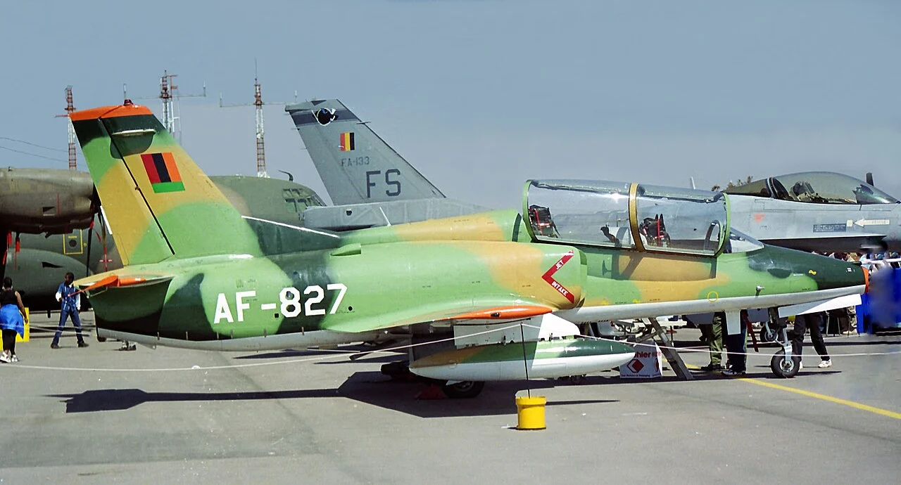 Zambian Air Force Hongdu K-8 Karakorum jet trainer